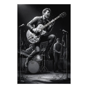 Energy in Black and White Photo Print