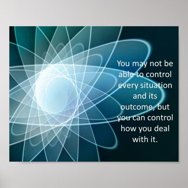 Energy Inspiration Quote Poster (Front)