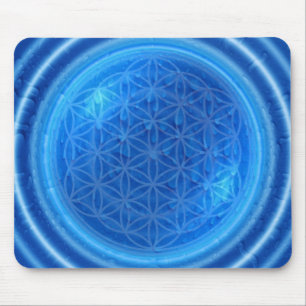 Energy Of Water with flower of life Mouse Pad