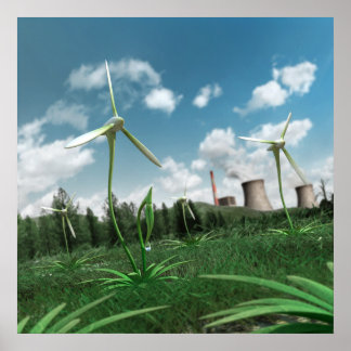 Energy Plant 2 Canvas Poster