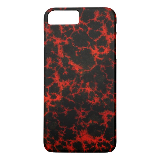 Energy Red and Black Flames Case-Mate iPhone Case (Back)