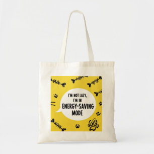 Energy savings quote shopping tote bag