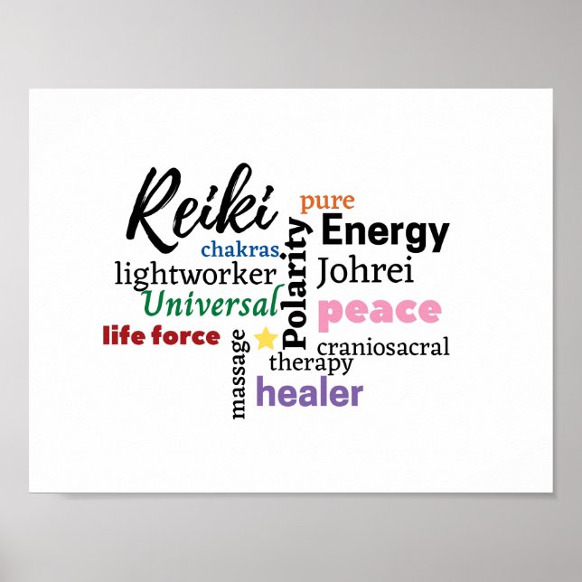 Energy Worker and Massage Therapist Wall Art (Front)