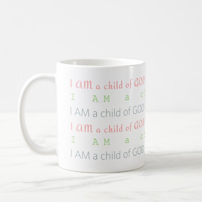 ENFANT chrétien DE DIEU Mug (Gauche)