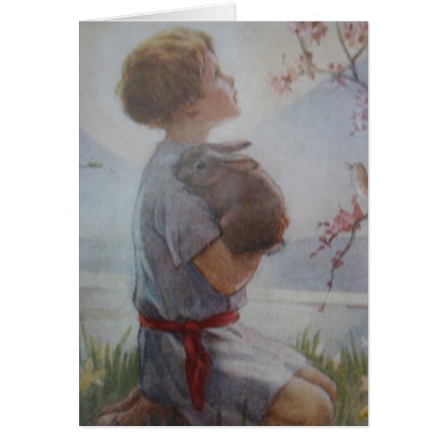 Enfant dans la carte de prière (Devant)