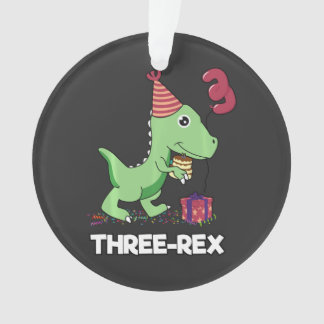 Enfant de 3 ans Anniversaire Dinosaur Enfants de 3