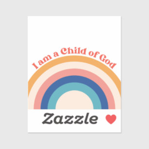 Enfant de Dieu Stickers chrétiens Arc en ciel