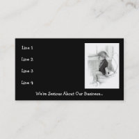 ENFANT EN BAS ÂGE, FOUS CARTES DE VISITE