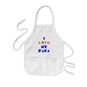 Enfant J'aime mon tablier de PAPA