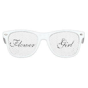 Enfant Jeune fille aux fleurs Lunettes de fête