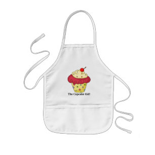 Enfant Le tablier d'enfant de petit gâteau