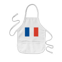 Les enfants Tablier de cuisine avec drapeau frança