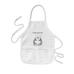 Enfant Petit tablier avec Panda Bear Chef Photo