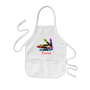 Enfant Tablier d'art de crayon d'enfants
