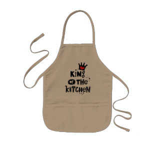 Enfant Tablier de Chef Royal : Roi de la Cuisine