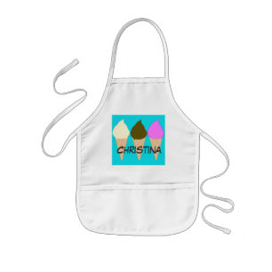 Enfant Tablier de coutume de cornets de crème glacée
