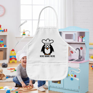 Enfant Tablier de nom personnalisé pour enfants   Chef pi
