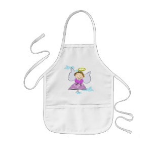 Enfant Tablier mignon d'ange d'enfants pour des métiers