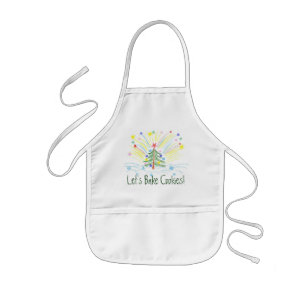 Enfant Tablier mignon de Noël d'enfants pour la cuisson