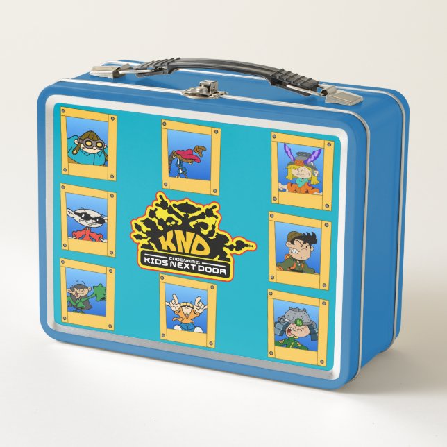 Enfants à côté Opérateurs Métal Lunchbox (Devant)