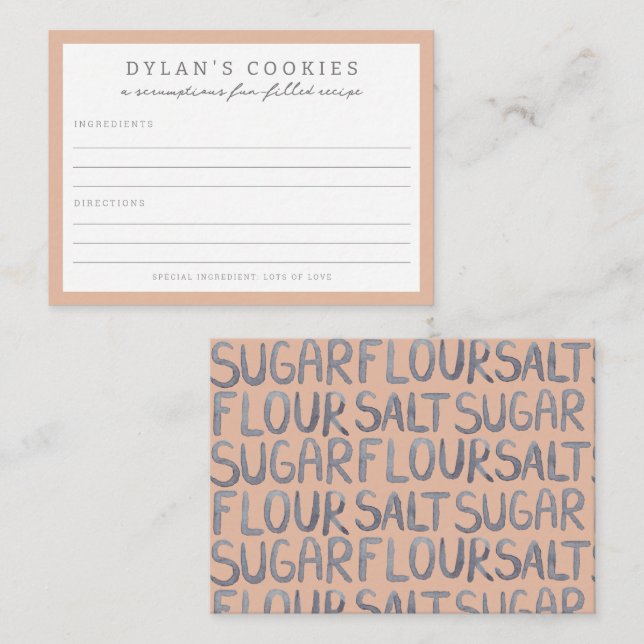 Enfants à la cuisine Anniversaire Bash | Carte de  (Devant / Derrière)