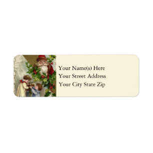 Enfants accrochant Holly Vintage