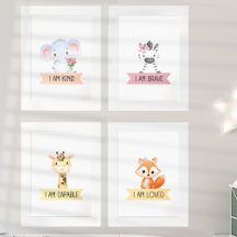Enfants Affirmation Art - Beaux animaux Galerie