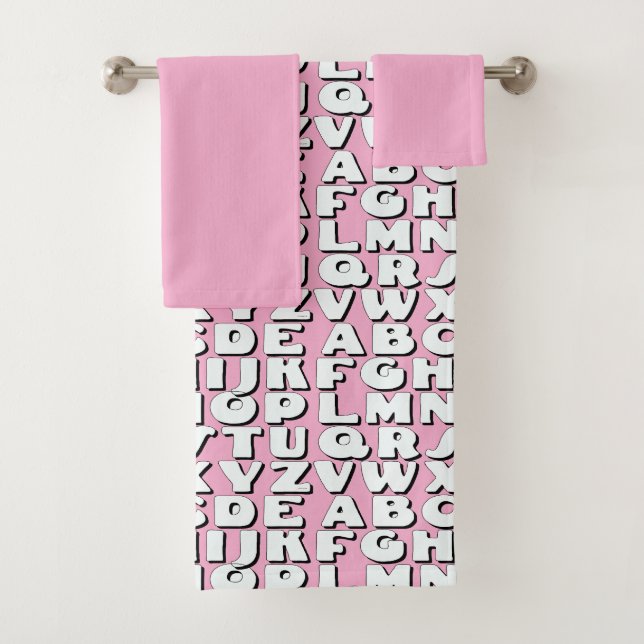 Enfants Alphabet rose (En situation)