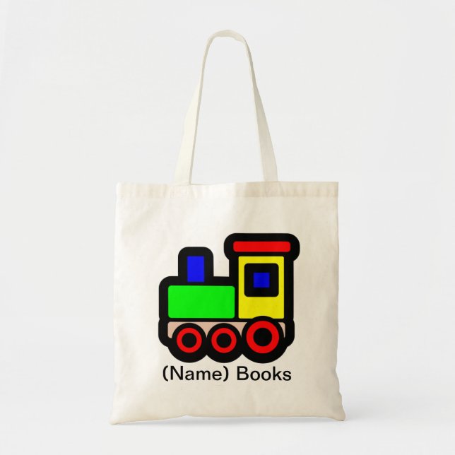 Enfants appelés sac fourre-tout à livre de train (Devant)