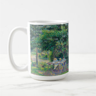 Enfants attablés dans le jardin Camille Pissarro   Coffee Mug