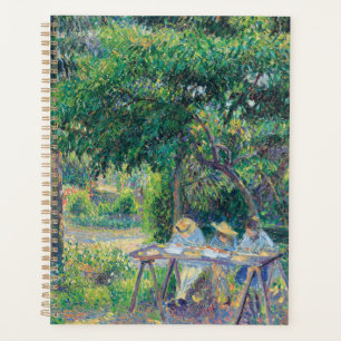 Enfants attablés dans le jardin Camille Pissarro   Planner