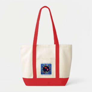 Enfants autour du sac du monde :