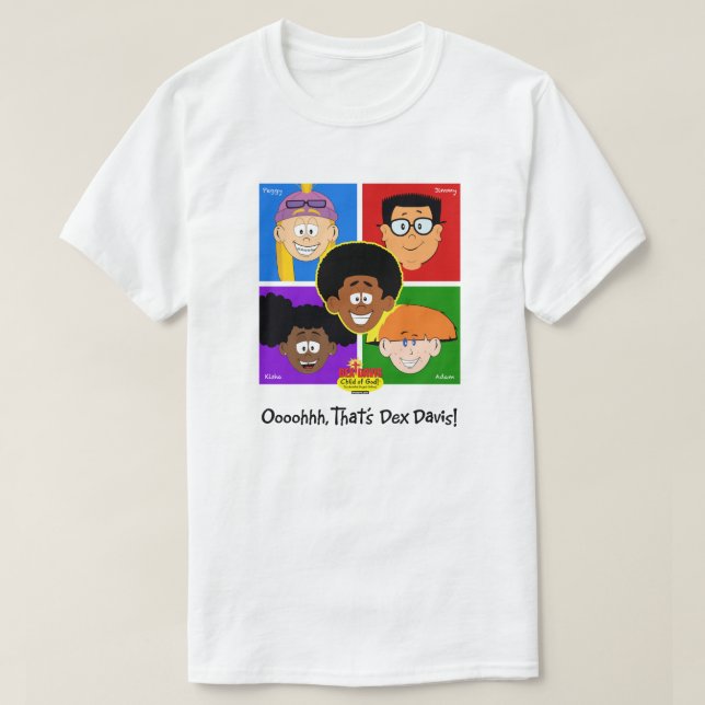 "Enfants Carrés" - T-shirt Unisex (Couleurs claire (Design devant)