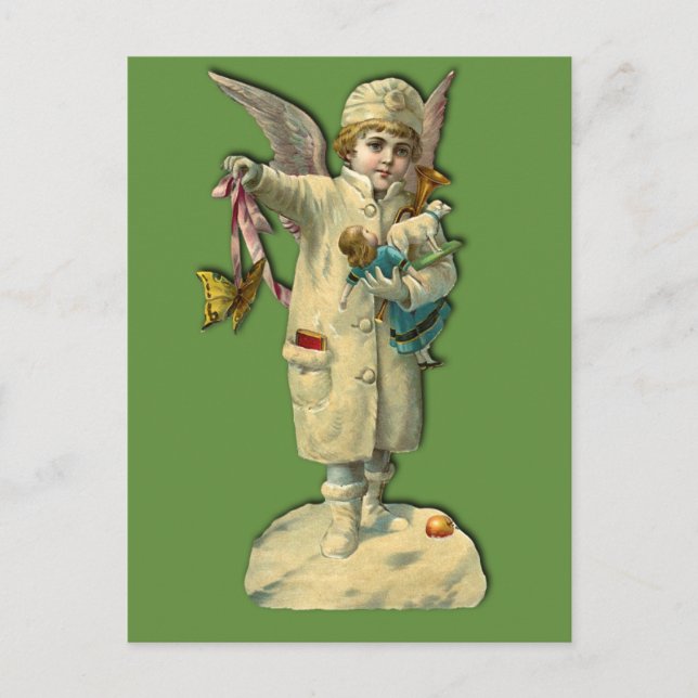 Enfants Cartes de fin de année et autocollants Vic (Devant)