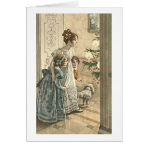 Enfants, Chien Regardant L'Arbre