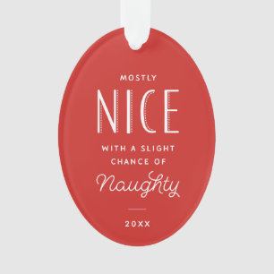 Enfants coquins ou gentils Photo Ornement de Noël