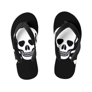 Enfants Crâne n Bones noir bébé tongs flèches