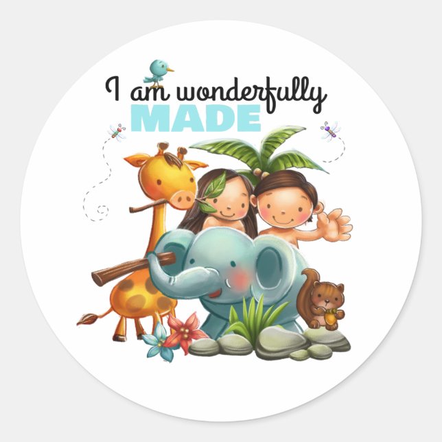 Enfants Création Bible verso autocollants (Devant)