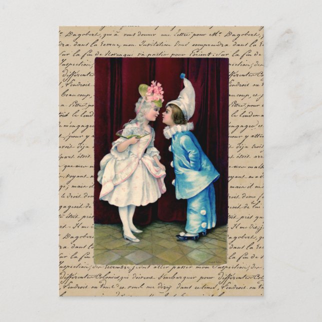 Enfants Curtsy ~ Carte postale / Invitations (Devant)