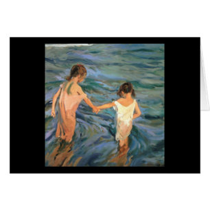 Enfants de Joaquín Sorolla y Bastida en mer