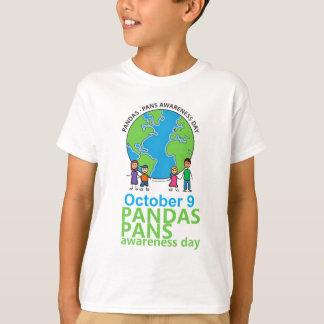 Enfants de T-shirt de jour de conscience de