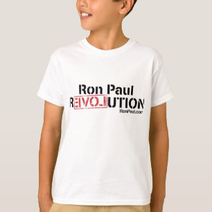 Enfants de T-shirt de révolution de Ron Paul