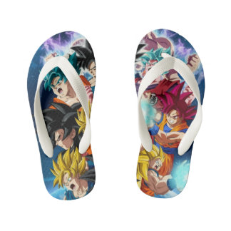 Enfants Dragon Ball Goku Enfant Tongs – Été Anime