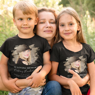 Enfants En souvenir   T-Shirt Mémorial Photo