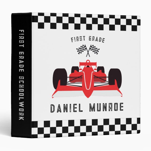 Enfants en voiture de course Retour au Classeur de (Devant/Côté)