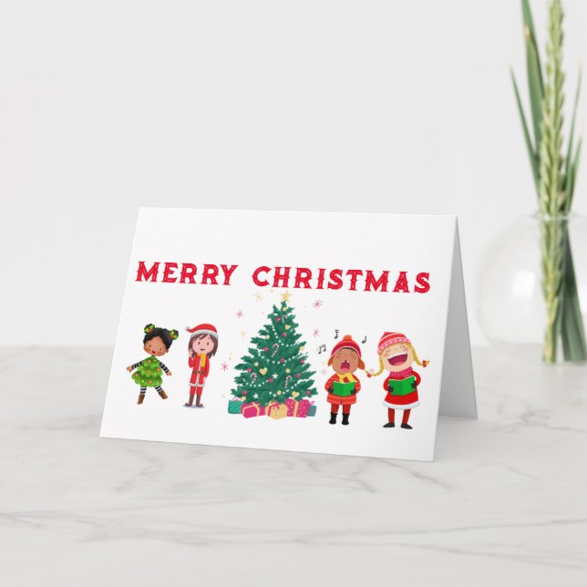 ENFANTS ENFANT LIKE WONDER MERRY CHRISTMAS CARTE (Devant)