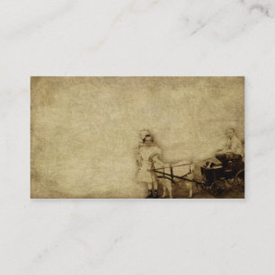 Enfants et cartes de visite professionnelle de