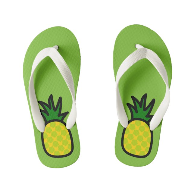 Enfants Feuilles de tongs d'ananas au citron vert (Semelle)