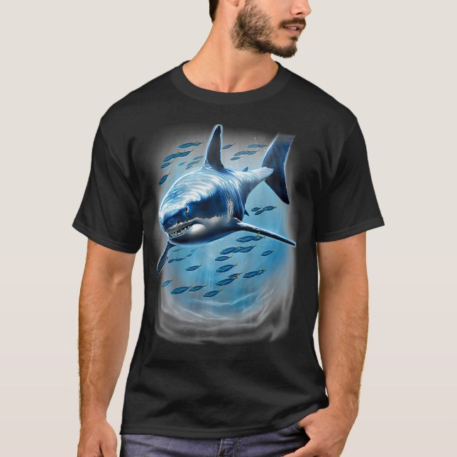 Enfants Great White Shark Tshirt jeunes Shark tshi (Devant)