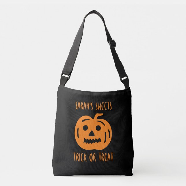 Enfants Halloween tour ou traiter le sac fourre-to (Devant)